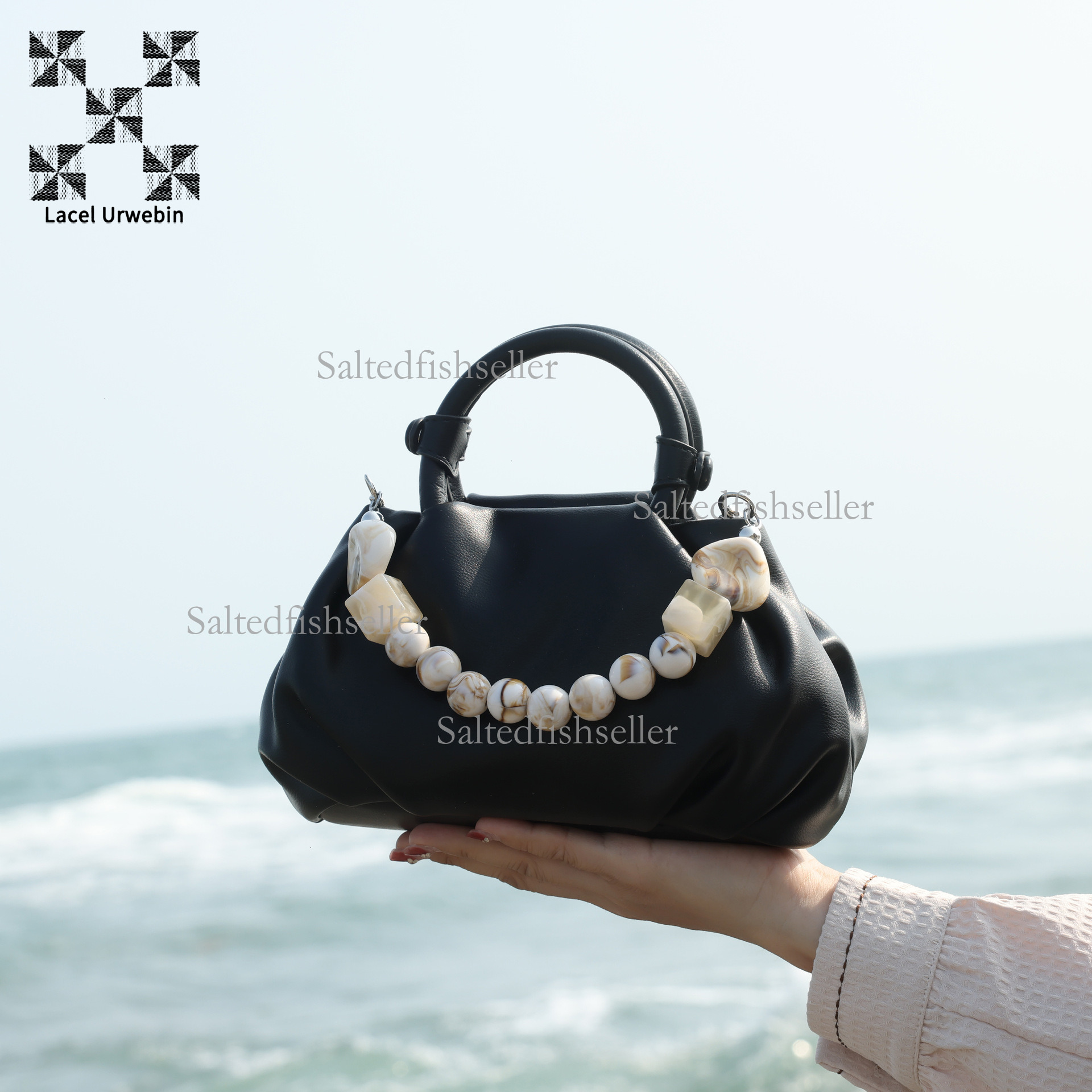 Lacel Urwebin Designer Soft Leather Cloud Duo Handbag Trendy Fashion Elegant Women's Commuting Leisure Single Shoulder Crossbody Bag Luxury Busin