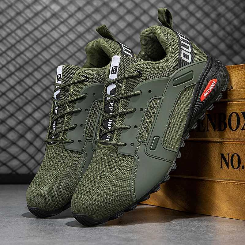 Men Hiking Shoes Outdoor Breathe Comfort Mesh Rebound Wearresistant Autumn Sports Travel Shoes 2025 New Walking Shoes for Men J251023