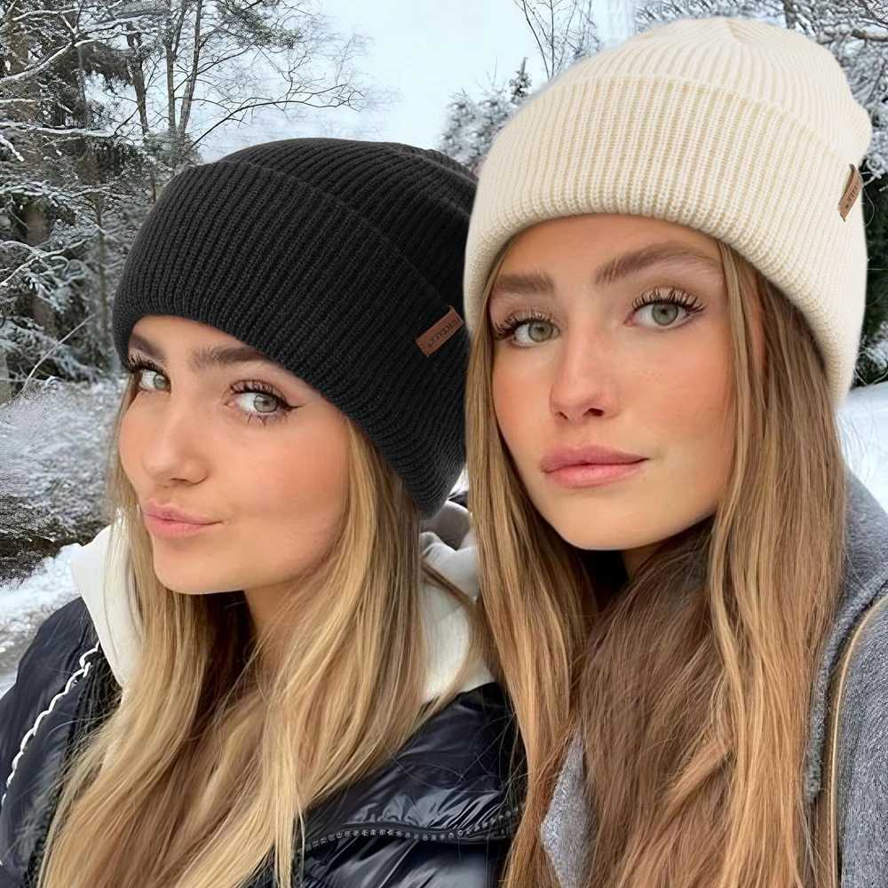 FURTALK Beanie Hats for Women Men Winter Hats Womens Knitted Slouchy Beanies Cuffed Skull Cap Warm Ski HatXJ251023