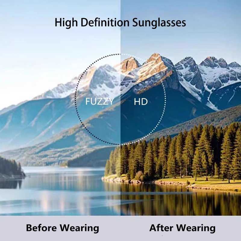 LOERHUNAR 2025 New Brand Design Square Frame Myopia Sunglasses for Woman and Man UV400 Sunshade Fashion Sunglasses 0 to 60W251023