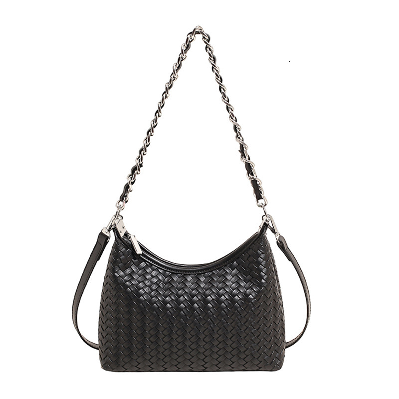 Luxury Brand Designer Bag 2025 Fashionable Chain Woven Large Capacity Tote Bag Single Shoulder Crossbody Bag