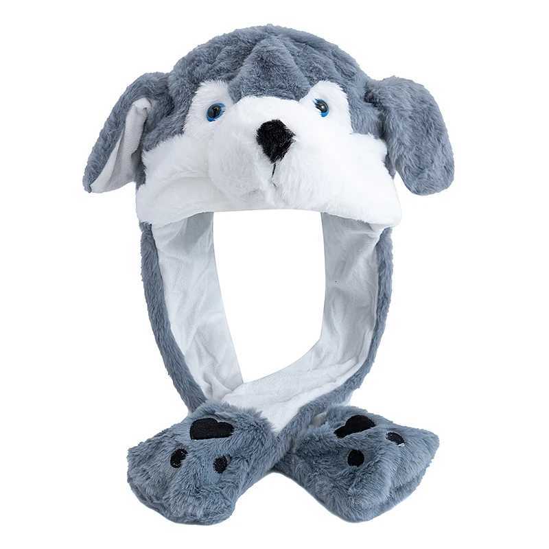 Hot Sa Unisex Funny Ear Hat Sty Coup Cute Ear Moving Up Men Wen Girls Rabbits Ears Plush Winter Lovely Hat W251023