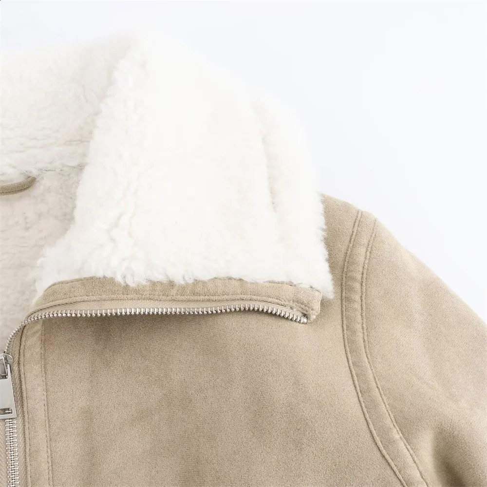 autumn womens European and American style French n threaded hem doublesided jacket 251017