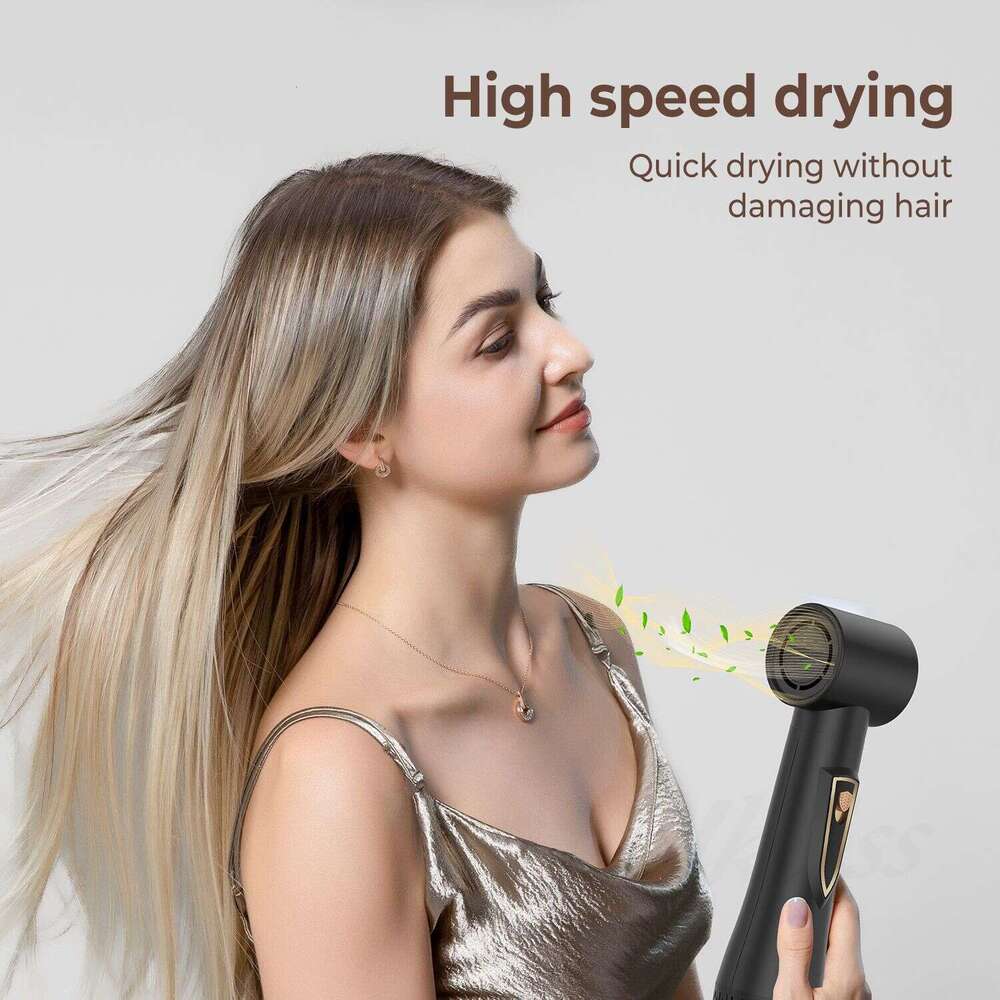 Famous Brand Designer In High Power Low Speed Brushed Hot Air Comb Curling Iron Straightener Multi Functional Hair Dryer