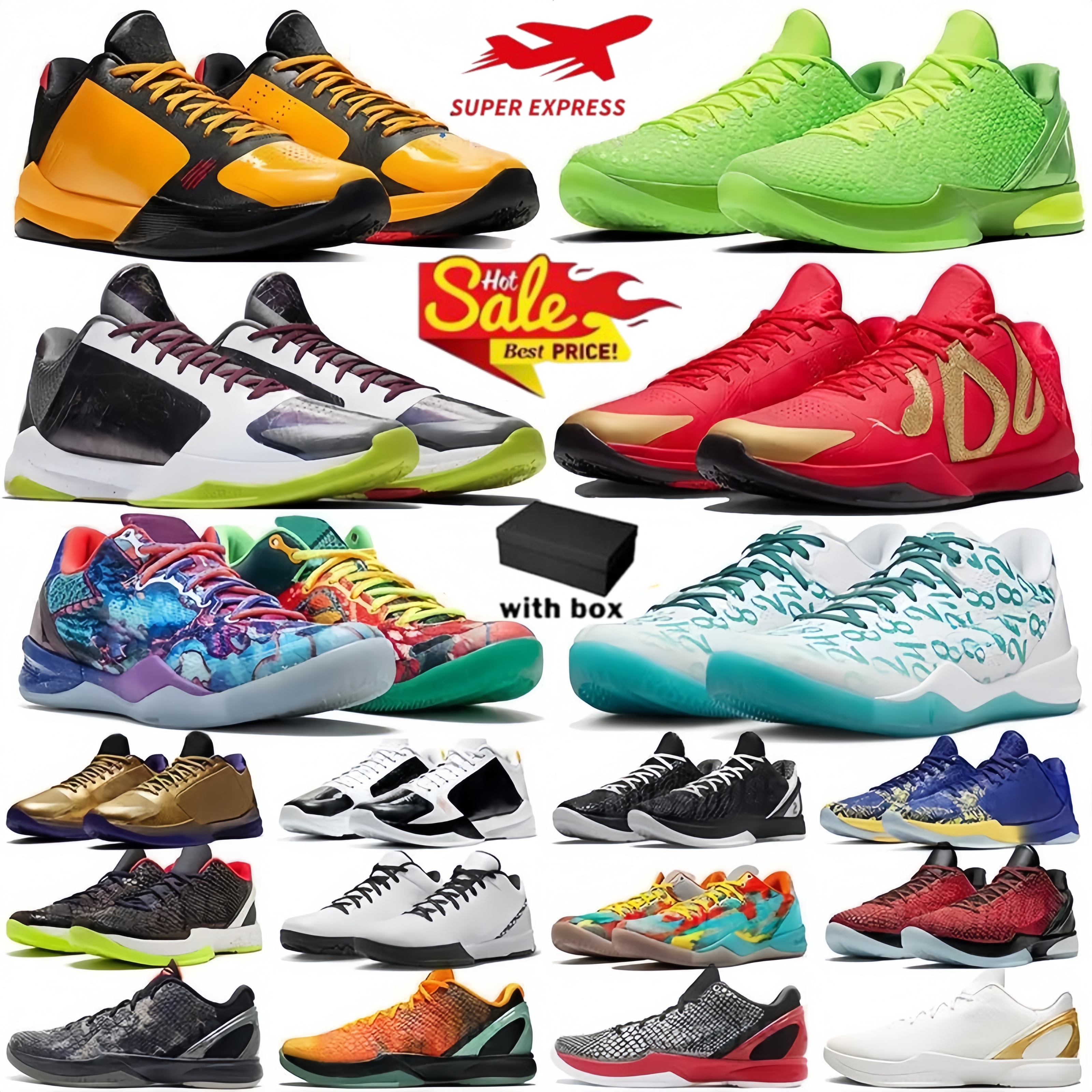 Designer shoes Mamba Basketball Shoes Mambas eybl 6 Grinch Dodgers 8 What The Venice Beach Mambacita 5 Bruce Lee Mens Trainers Women Kobeshoes Outdoor Sneakers
