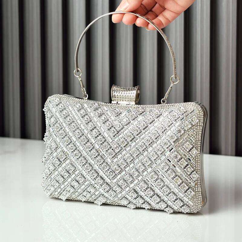 Designer Women's Evening Bags Pillow-Shape PU Dia Texture Candy Pattern Handbags for Parties and Special Ocns