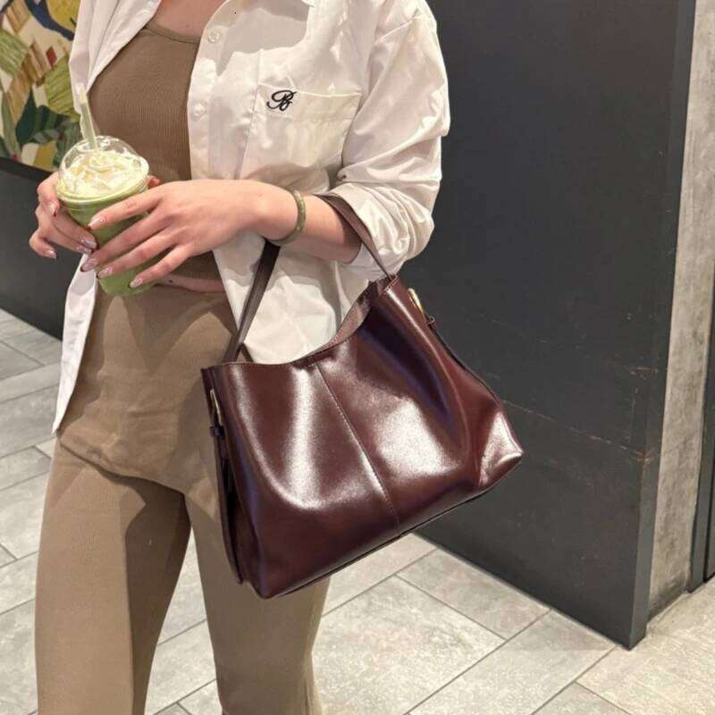 Jonlily Women Genuine Leather Shoulder Female Handbag Totes Casual Crossbody High Capacity Commuter Bag Purse -Kg2061 Mdng251023