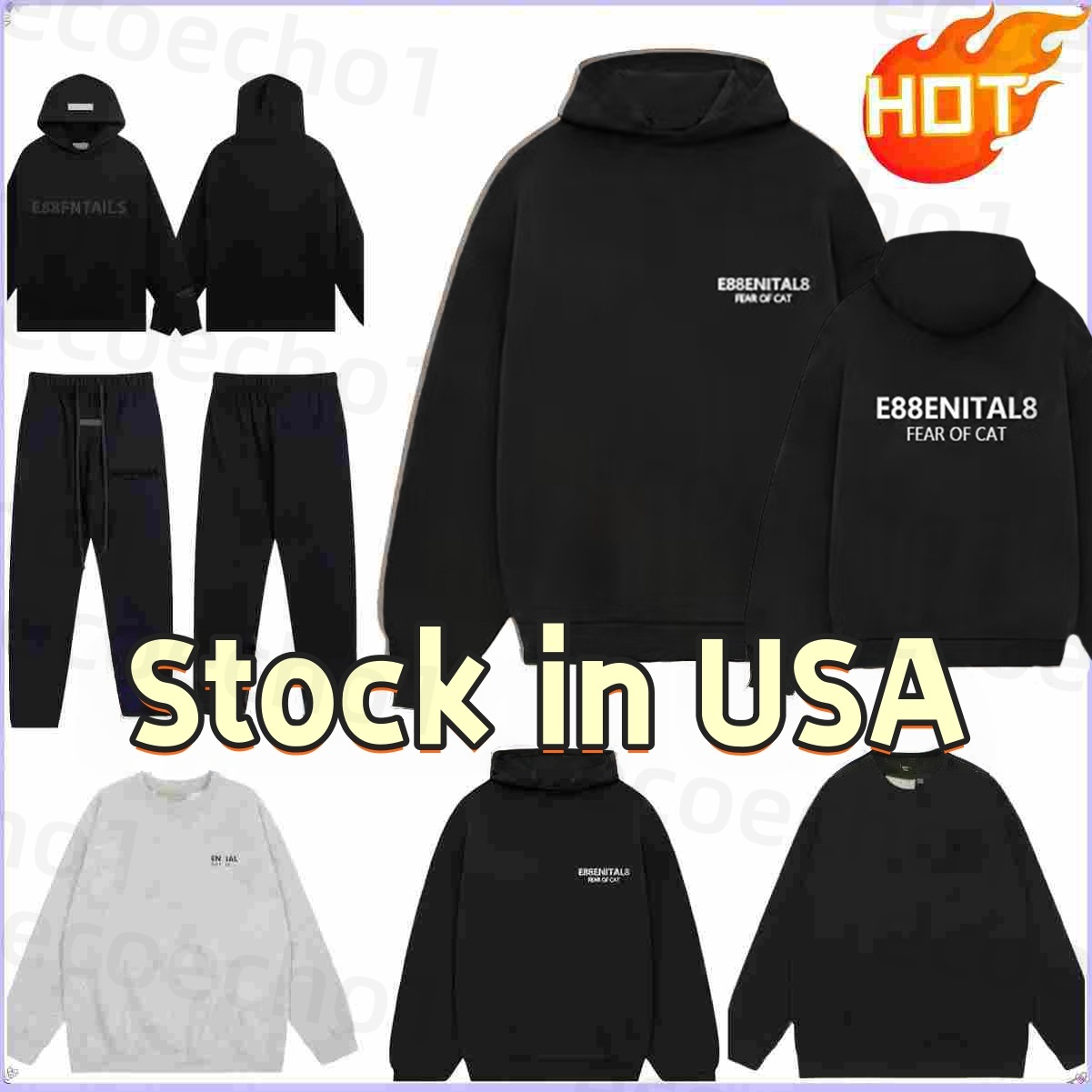 essential designer mens graphic hoodie designer sweatshirt Premium Cotton Men's Hoodie Heavyweight Fleece Pullover Soft Inside Streetwear Comfort Fit