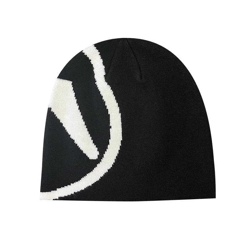 Womens Hat Knitting Beanies Aphex Twin Caps Men Y2k Streetwear Winter Fashion Pullover Kpop Vintage Gothic Warm Hip Hop UnisexXJ251023