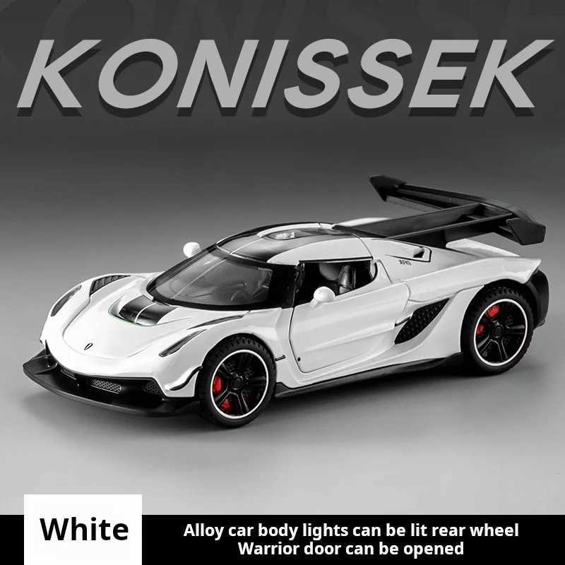 132 Diecast Metal simulation Konissek Alloy model car sound light boys toy gift Offroad vehicle Collection model carT251023