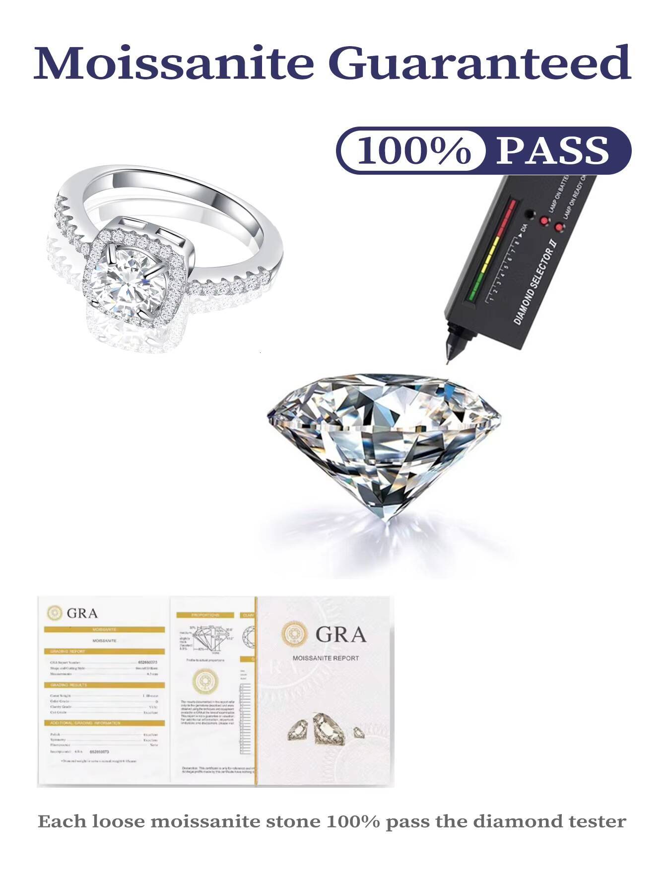 Aivenchy Hot Lab Grown Diamond Ladies Ring Fine Jewelry 925 Sterling Silver Rhodium Plated Women Luxury Moissanite Finger Ring