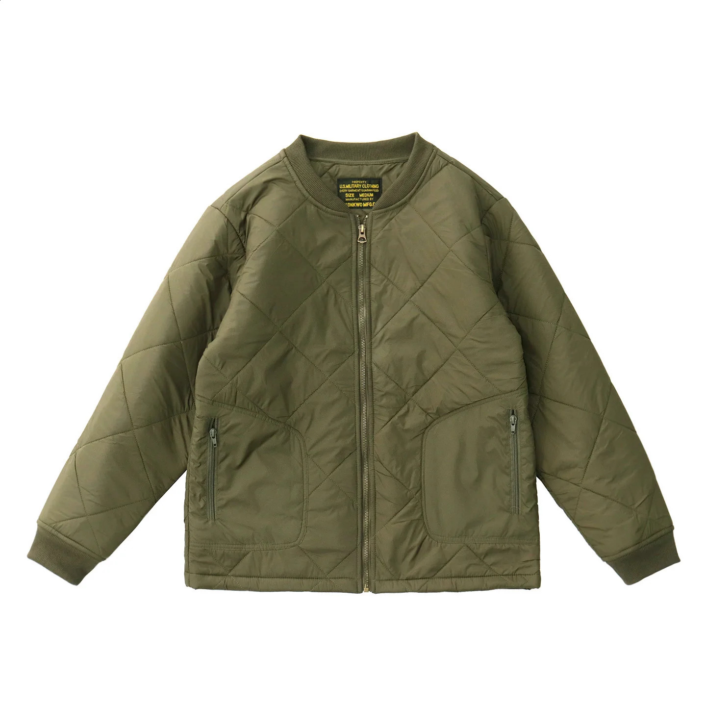2026 Autumn Winter American Retro Improved M43 Inner Liner Jacket Mens Amekaji Cotton Quilted Cold Weather Uniform Caot 251023