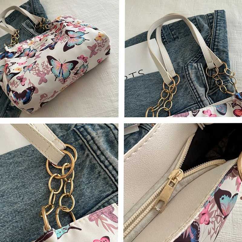 New Womens Bag Nylon Shoulder Bag Animal Printing Large Capacity Tote Bag For Teen Girls GiftL251023