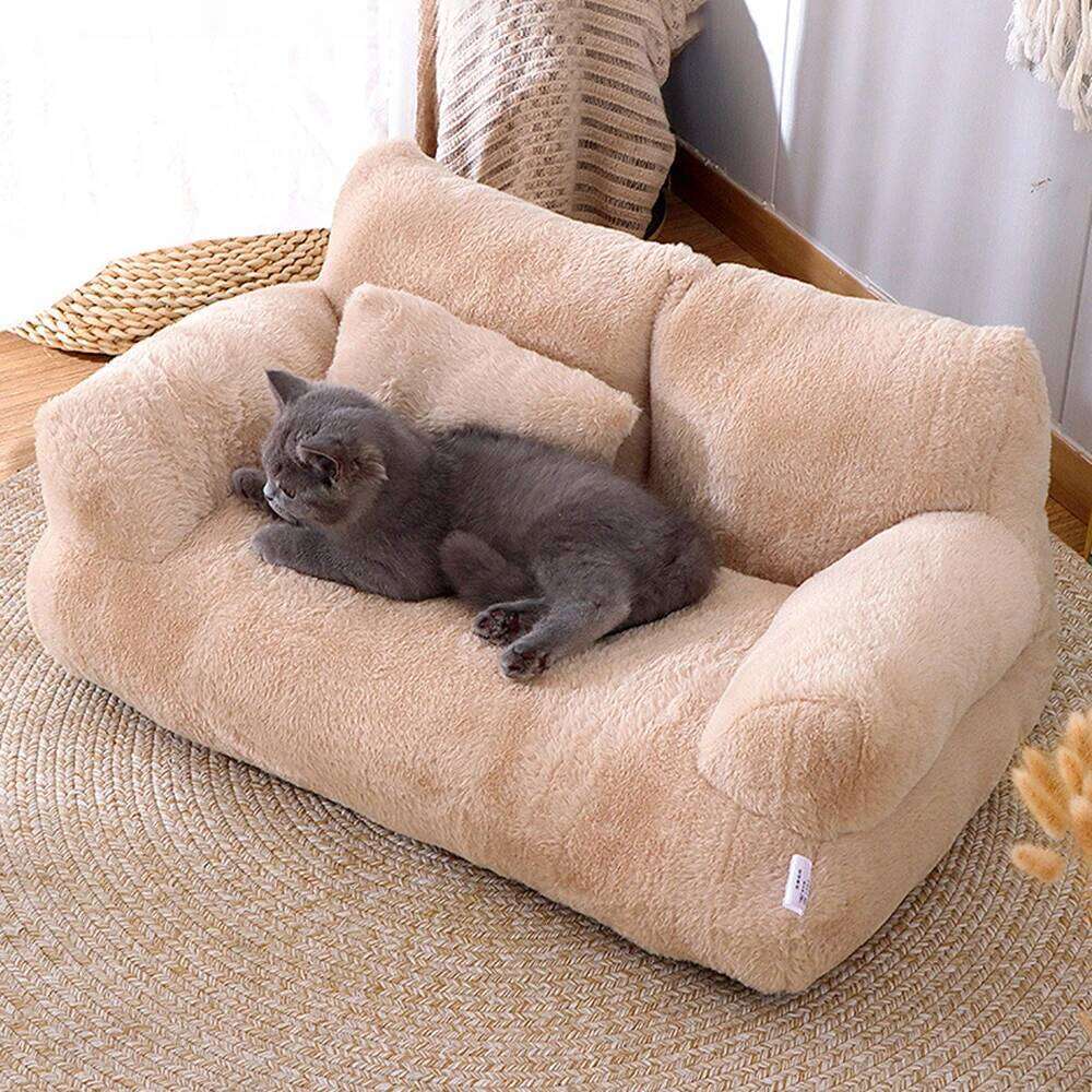 designer brand PC Pet Cat Sofa Detachable Washable All Season Universal Dog Friendly Soft Comfortable Couch for Cats And Dogs