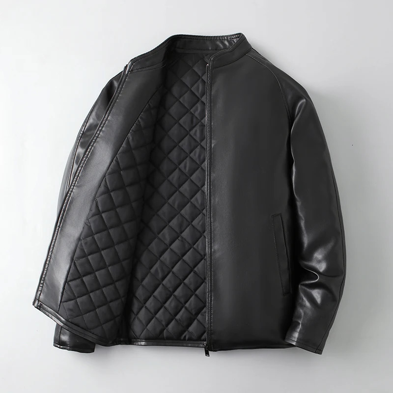 High Quality Outdoor Sports Leisure Leather Jacket For Autumn and Winter Soft Comfortable Fashionable Versatile 251015