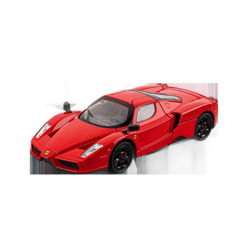 132 Enzo Simulation Toy Car Model DieCast Vehicles Metal Cars Decoration Pull Back Sound And Light Boy Education GiftT251023