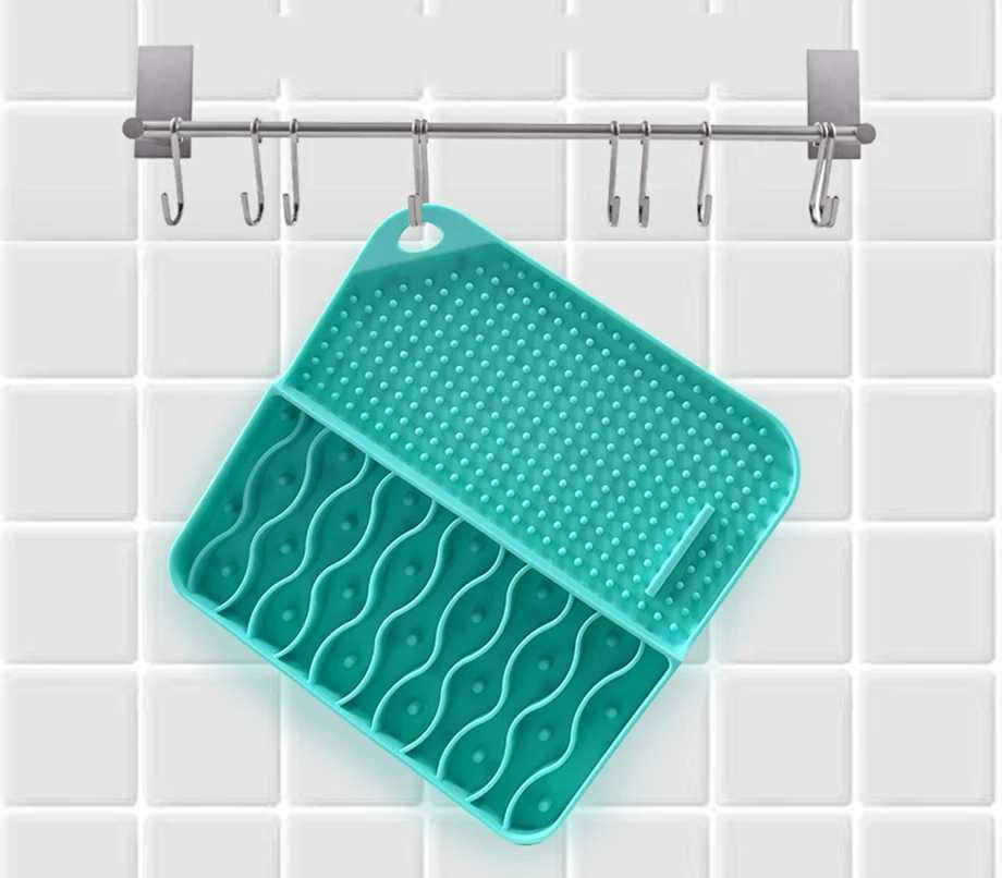 2 IN 1 Slow Feeder Dog Treat Licking Mat Cats Bowls with Nonsliping Cups Silicone Sniffing Pad Pet for DryWet Food Y251023