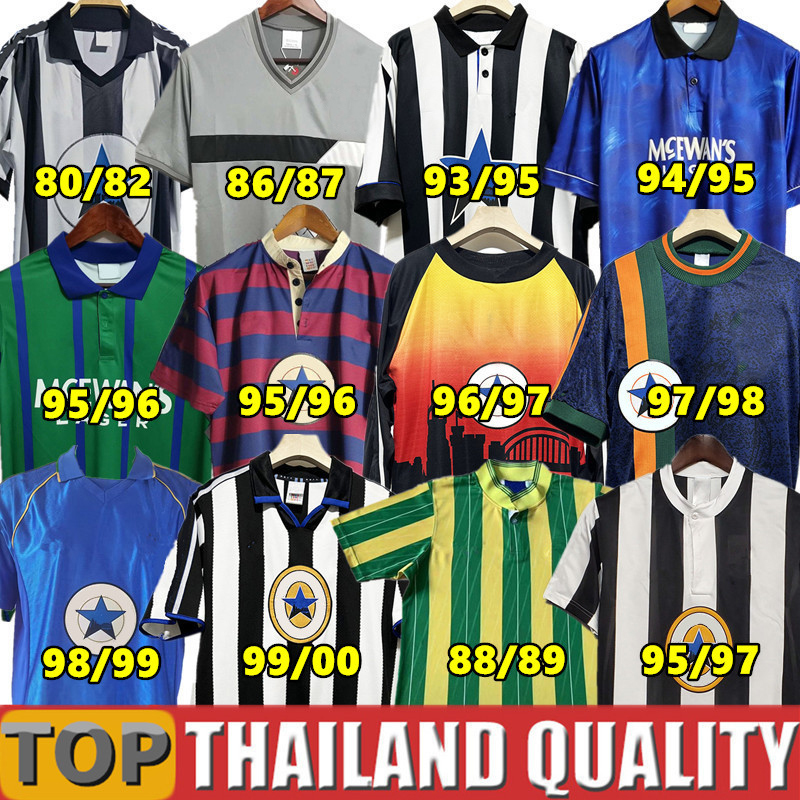 91 92 94 95 96 98 99 05 06 Retro NEwcastl soccer jerseys SHEARER Bellamy HAMANN PINAS 1984 BATTY ASPRILLA football shirt vintage 1997 2001 long sleeve kids kit Uniteds