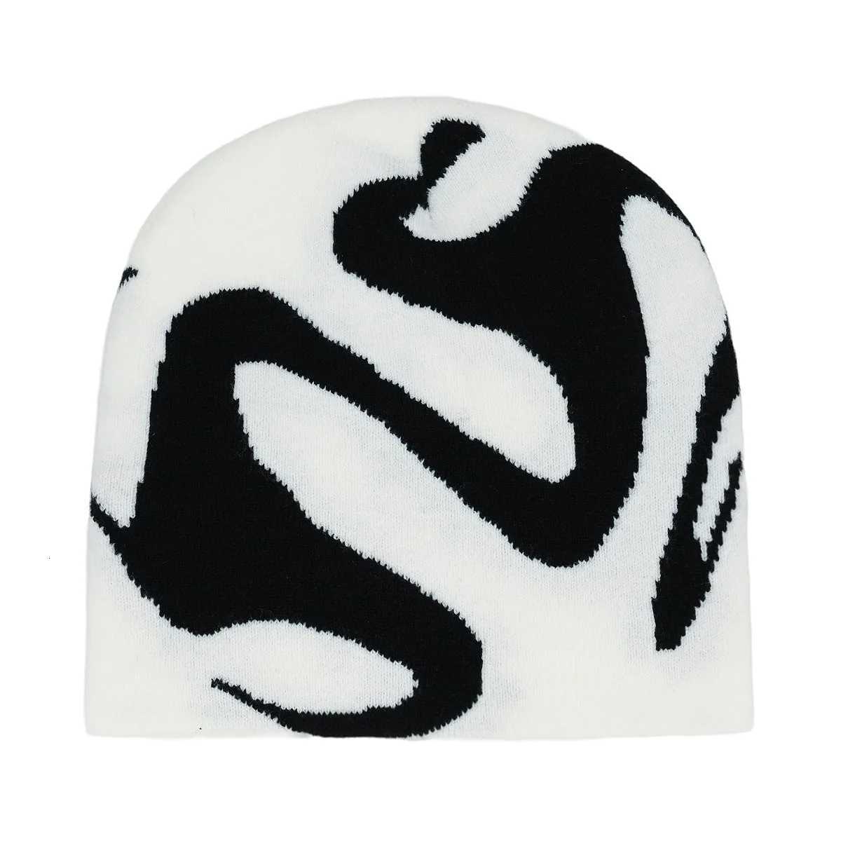 Winter Autumn Warm Beanies Hip Hop Ear Gorras Outdoor Windproof Y2K Letter Print Knitted Hat for Women Men Skiing Cap CyclingXJ251023