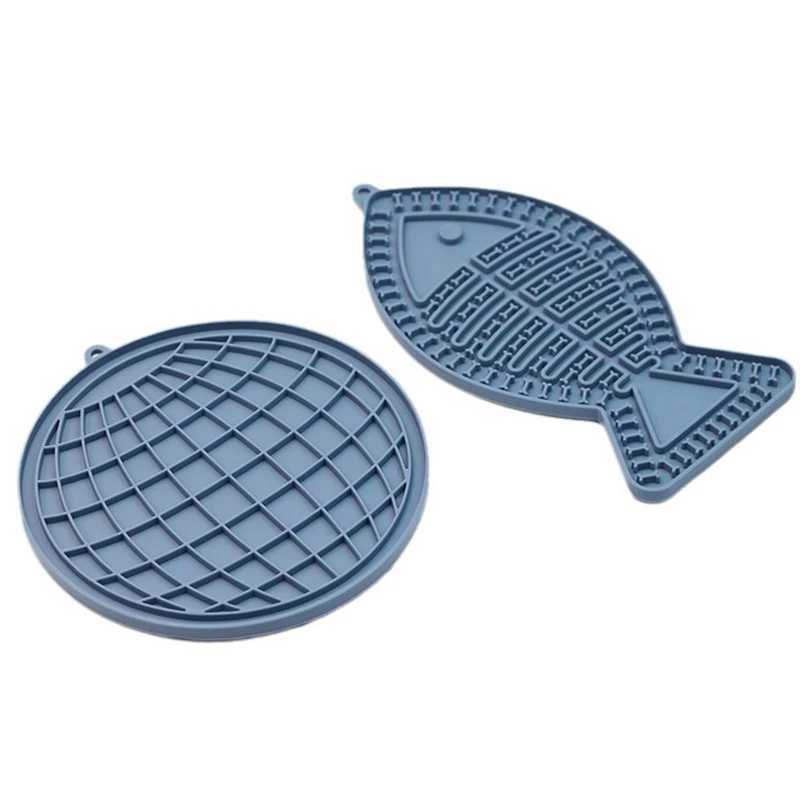 Pet Silicone Licking Mat Cat Antichoking With Slow Food Bowl Dog Bathing Distracted Licking Plate Cutlery Pet Supplies Y251023