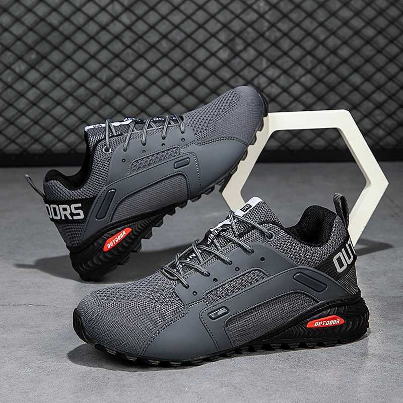 Men Hiking Shoes Outdoor Breathe Comfort Mesh Rebound Wearresistant Autumn Sports Travel Shoes 2025 New Walking Shoes for Men J251023
