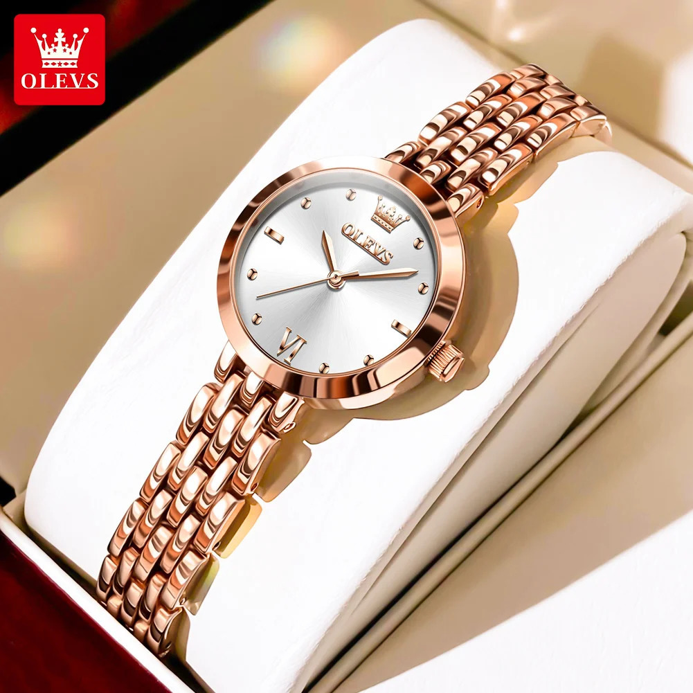 OLEVS 9992 Womens Watches Elegant Gold Watch for Women Quartz Waterproof Wristwatches Ladies Relojes Para Mujer 251027