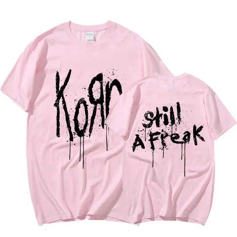 Korn Music Concert Rock Band World Tour Pure Cotton Tshirt Personalized Street Versatile 2024 Summer Fashion TshirtXJ251023