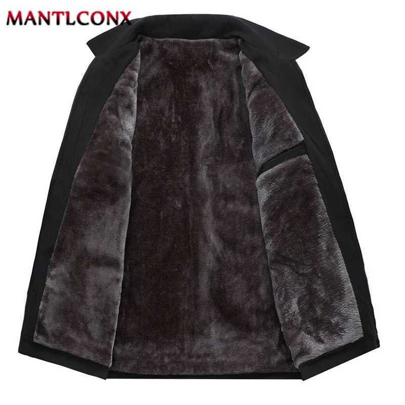 New Thermal Fleece Winter Jackets for Men Solid Color Luxury Mens Winter Jacket Thick Warm Casual Jacket Mens Business Coat W251023
