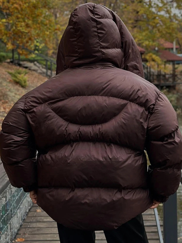 Casual Hooded Padded Jackets Womens Loose Full Sleeves Zipper Pockets Stand Collar Coats Autumn Winter Ladies Outwear 251021