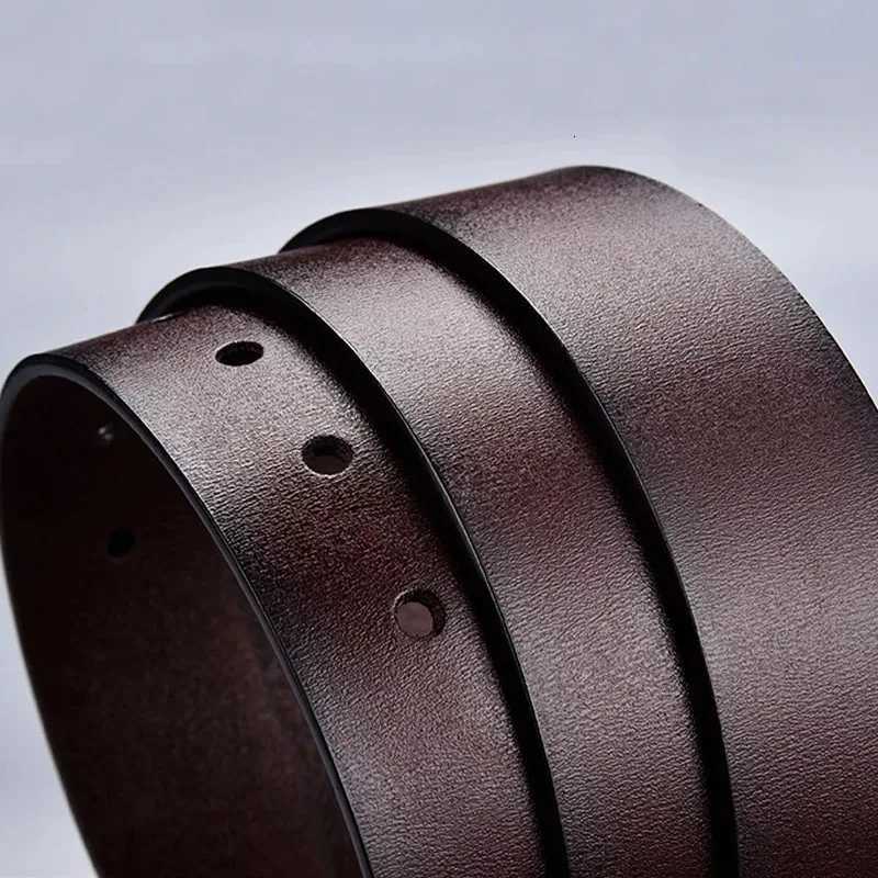 Mens Genuine Leather Business Belt Fashion Luxury Designer Dating Party High Quality Metal Buckle Jeans Casual Waist BeltXJ251023