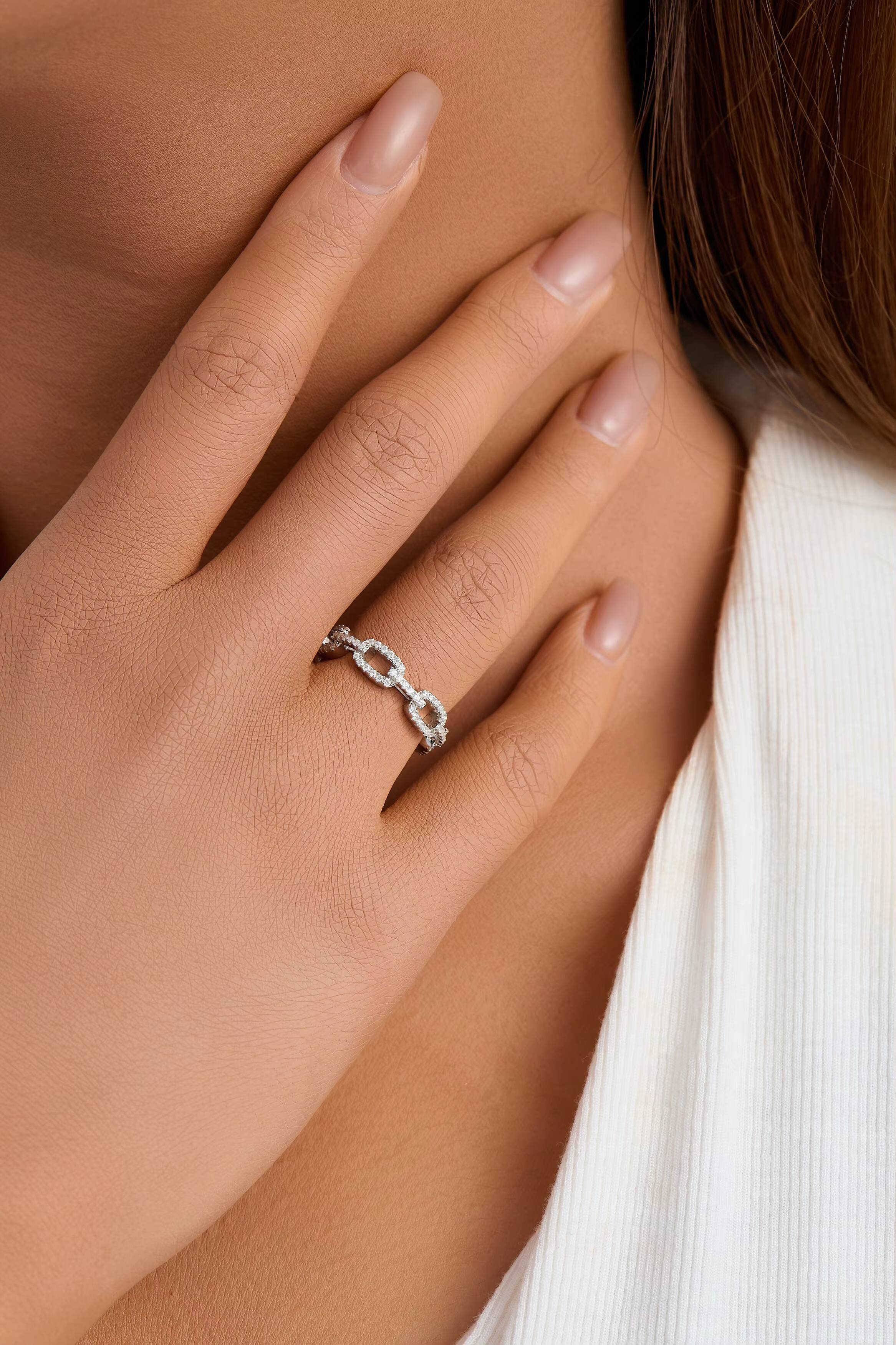 Fine Jewelry 925 Sterling Silver Eternity Cuban Ring GRA Certified VVS Moissanite Iced Out HipHop Style for Men Women Wedding