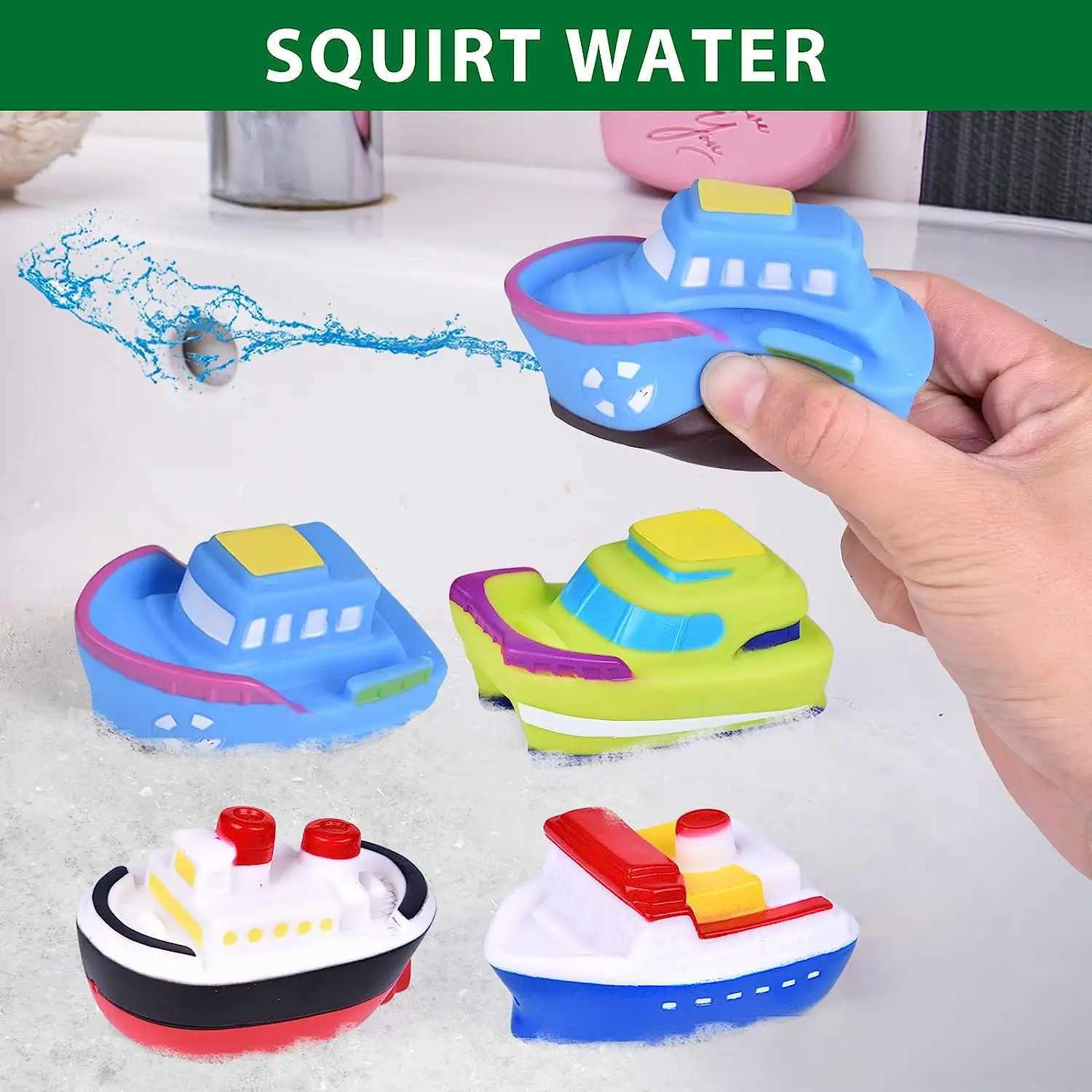 Mini Car Baby Shower Boat Carrying Toy Shower Boat Sprinkler Swimming Pool Childrens Bathtub And Beach Birthday Gift J251023