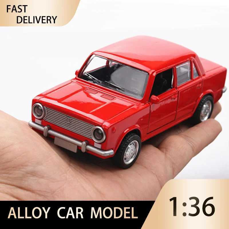 136 LADA Alloy Car Model Diecast Toys Vehicles NO Light Sound Effect Car For Boys Birthday Gifts Kids Toys CarsT251023