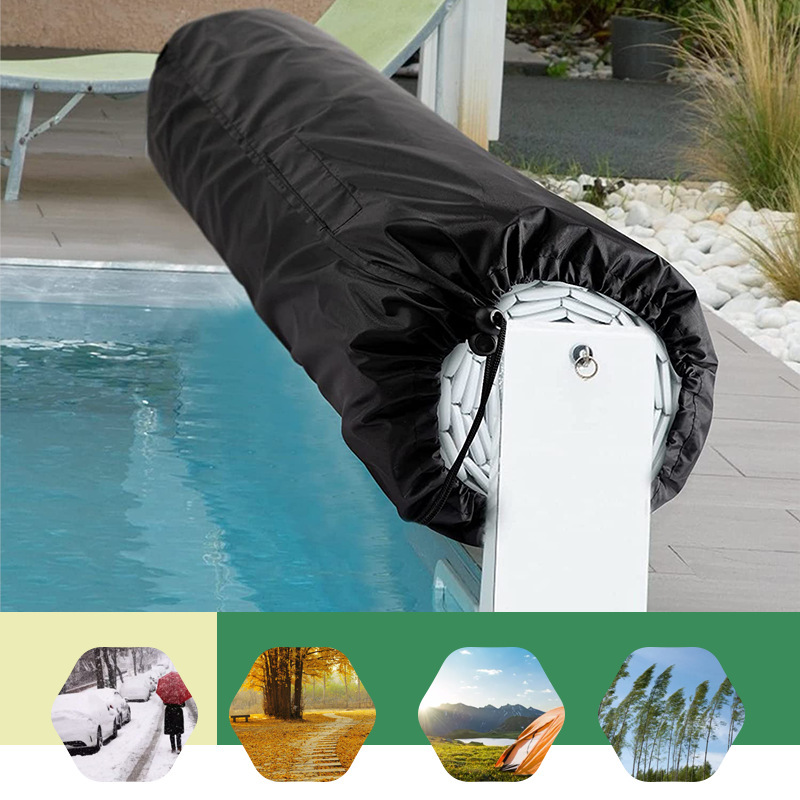Garden Courtyard Waterproof Outdoor Pool Roll Cover