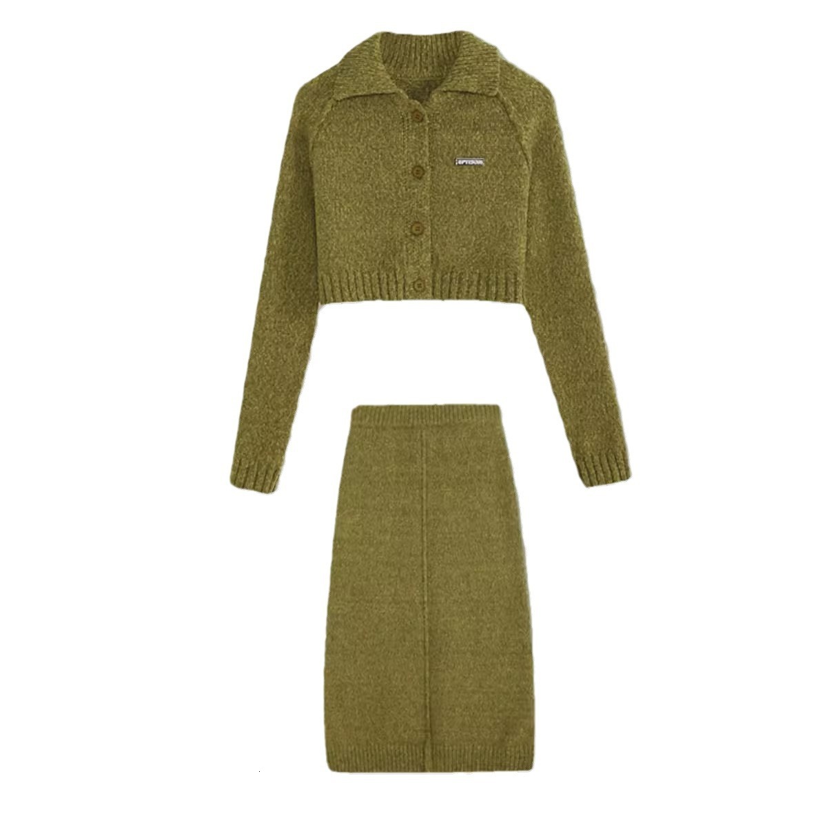 Autumn/Winter Designer Knitted Suit Skirt Women's Autumn New Style Slim fit High end Gentle Temperament Fashion Casual Sweater Two Piece Set