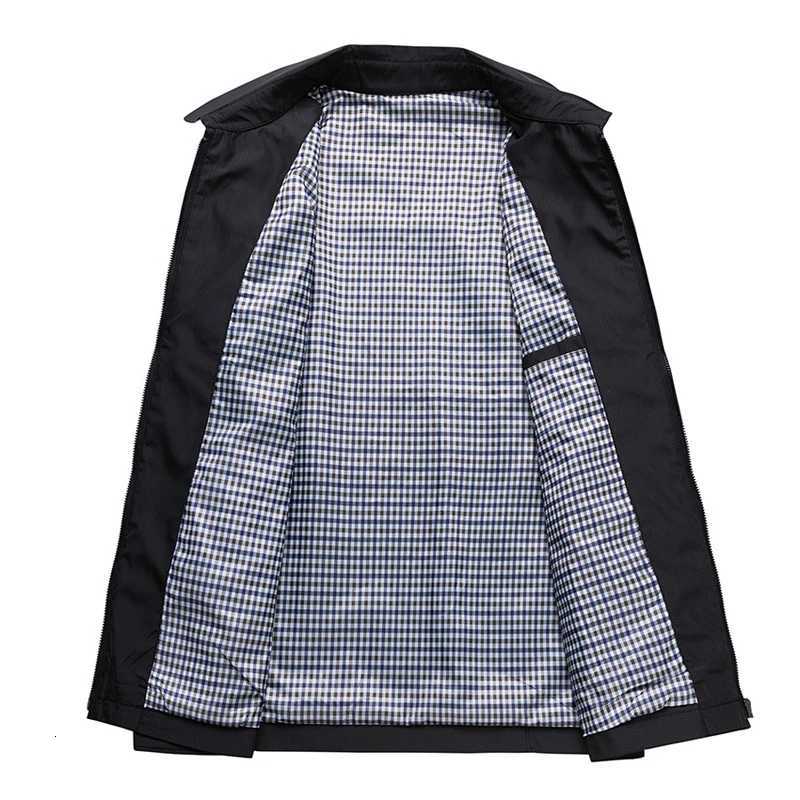 Spring Mens Lightweight Jackets Fashion Lapel Business Jackets for Men Outdoor Windbreaker Golf wear Bomber Coats Men Clothing W251023