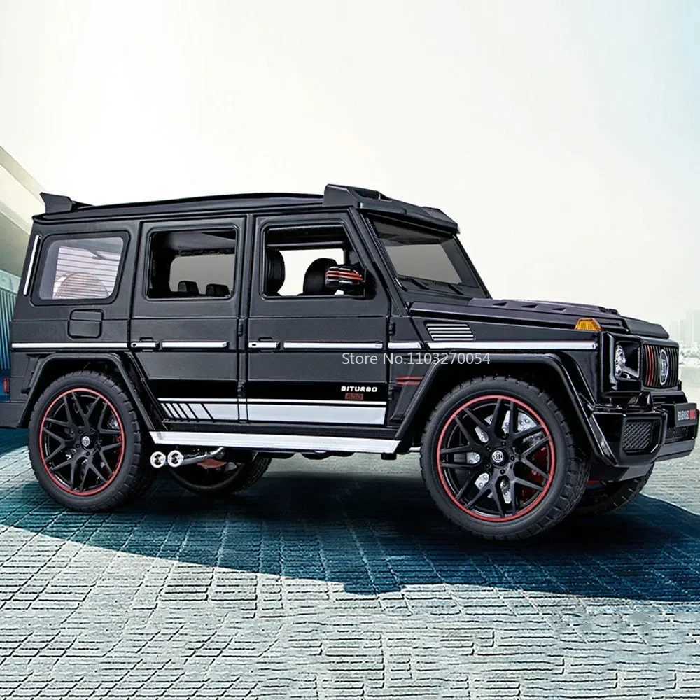 118 Scale G800 Model Car Toys Alloy Diecast Metal OffRoad Vehicles Collection With Sound Light Toy Cars Children Gift SeriesT251023