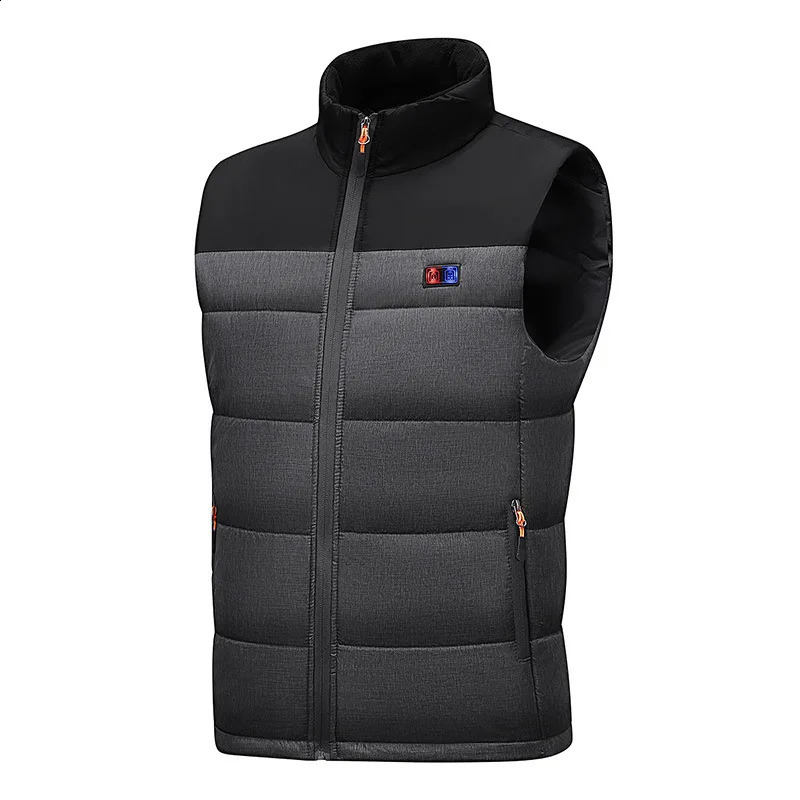Heated Vest Unisex Charging Heating Clothing Cotton 11 Zone Constant Temperature Motorcycle Rider Gear 251023