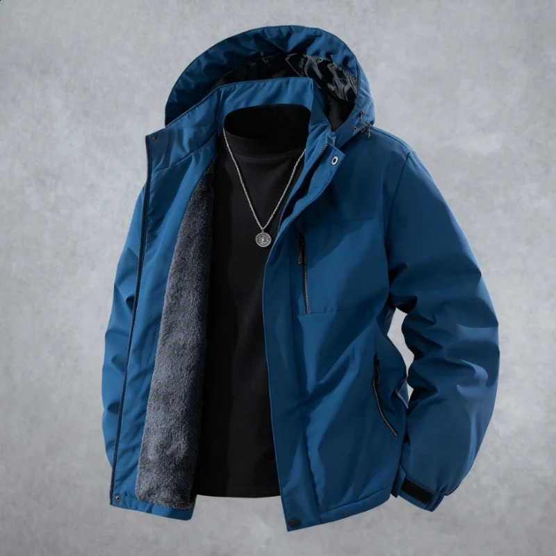 AutumnWinter Jacket for Men with Thick Velvet Warm Casual Loose Fashionable Comfortable and Trendy Mens 251023