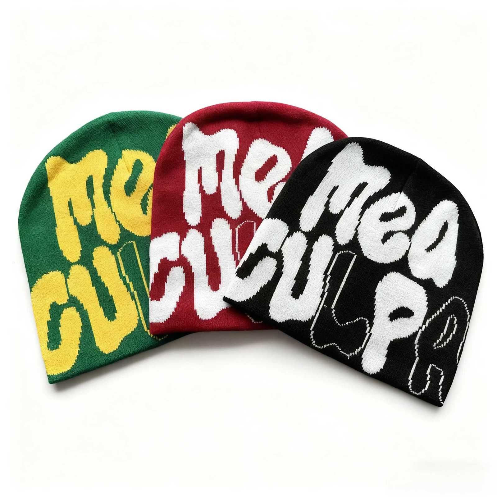 New MEA Culpa Y2K Style Fashion Street Beanie Knitted Hat Soft and Stretchy for Mens Womens Warm Knitted HatXJ251023