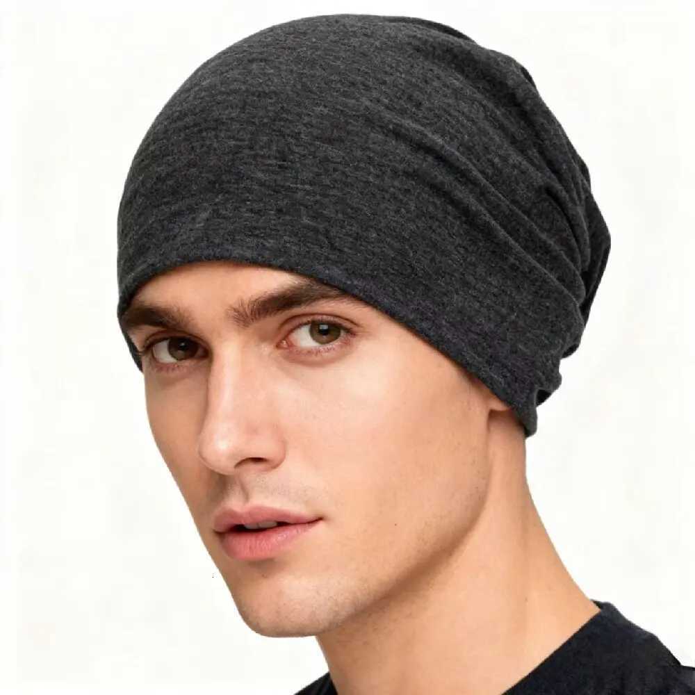 Solid Color Unisex Men Women Slouchy Beanie HipHop Soft Cotton Cap Lightweight Running Beanie Adult Dwarf HatXJ251023