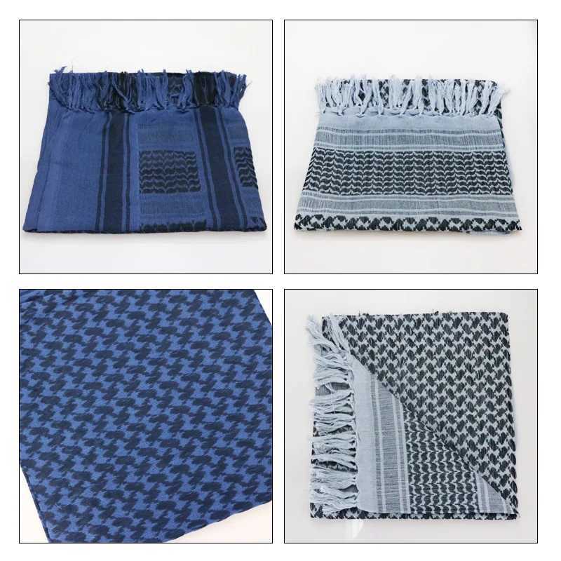 Maikun Cotton Arab Scarves Men Winter Military Keffiyeh Windproof Scarf Muslim Hijab Shemagh Desert Square Wargame J251113