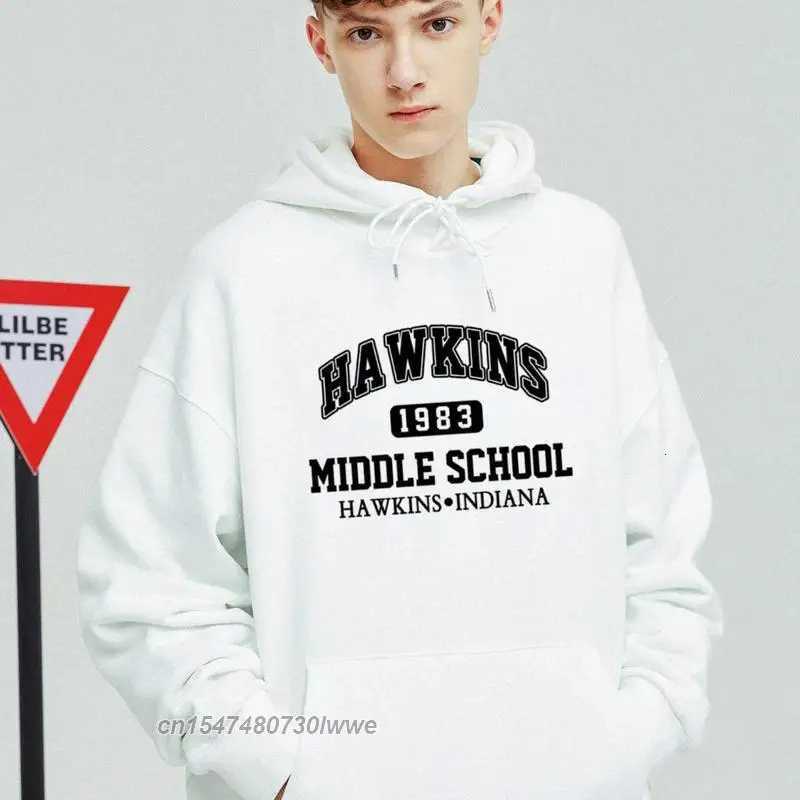 Hawkins 1983 Hoodies MenWomen Autumn Warm Hoodie Hip Hop Itself Hoody Fashion Oversize SportswearT251023