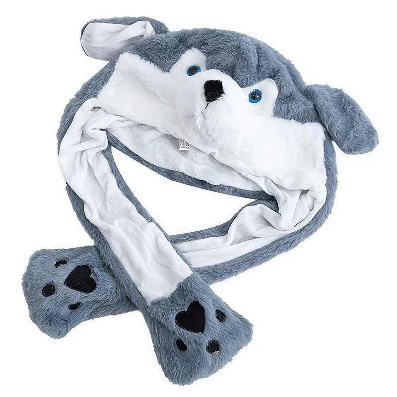 Hot Sa Unisex Funny Ear Hat Sty Coup Cute Ear Moving Up Men Wen Girls Rabbits Ears Plush Winter Lovely Hat W251023