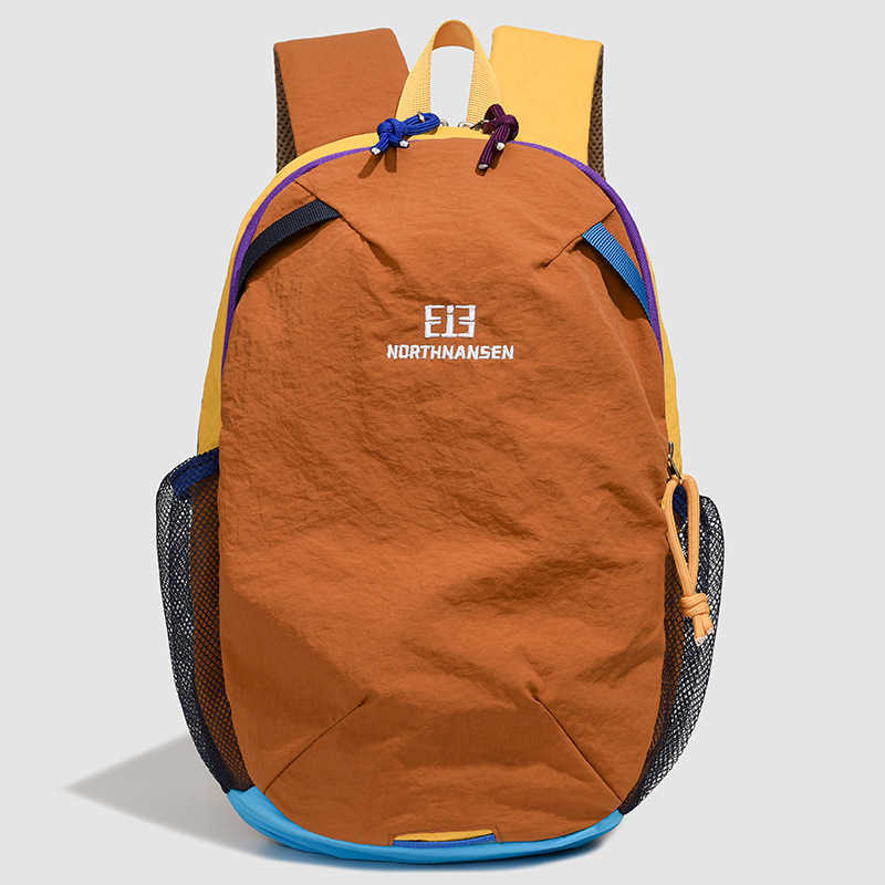 Lightweight Casual Outdoor Sports Bag Large Capacity Nylon Versatile Hiking Mountaineering Bag Fashionable Commuting Travel Small Backpack W251023