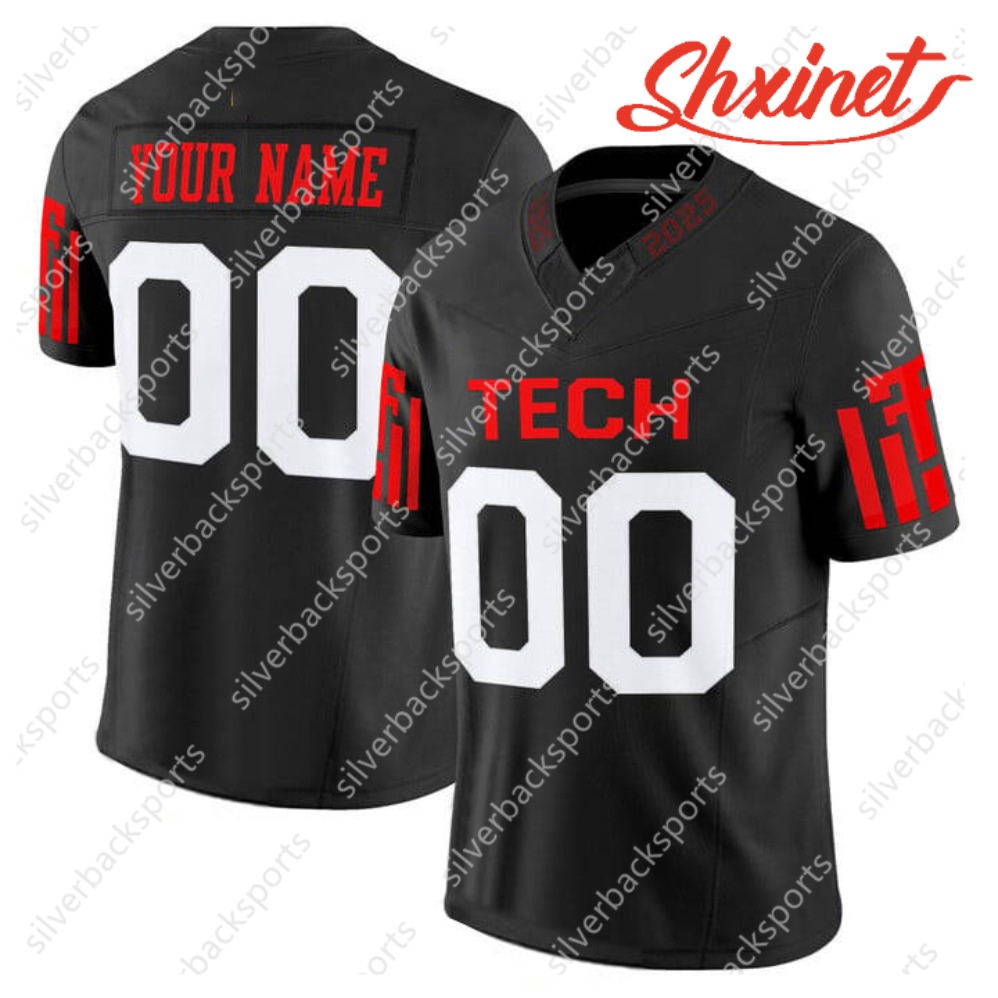 Personalized Custom 2025 American College Football Jersey 44 STILL TIPPIN 5 PATRICK MAHOMES White/Black/Red Movie V-Neck Embroidered Stitched Letters Short sleeve