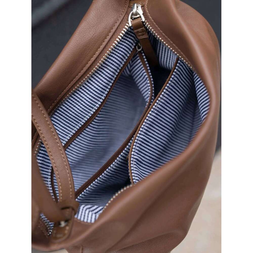 Genuine Grade Sheepskin Leather Women's Shoulder Designer Brand High Quality Female Handbag Shoppiing Bag