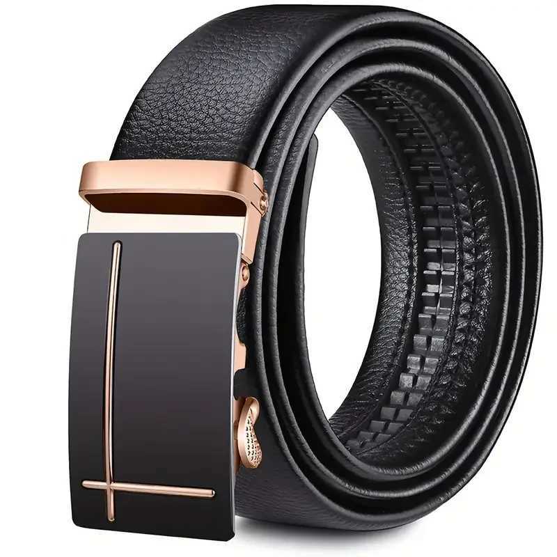 Mens belts Highquality material belt Metal automatic buckle Brand luxury design Mens business fashionable and versatile beltXJ251023