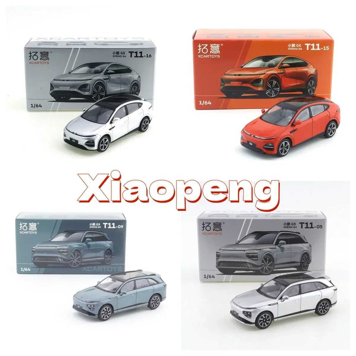 XCARTOYS 164 Xiaopeng G9 P7 G6 Xingyue Silver Metal Alloy Diecast Car Model Boys Toy Gift Christmas Gift Collection BoysT251023