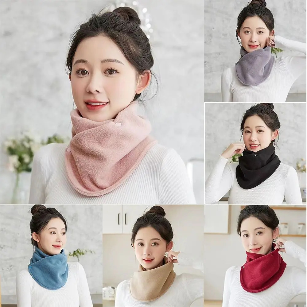 Winter Plush Neck Scarf Double Layer Soft Warm Neck Cover Plush Neckerchief Windproof Neck Protector Neck Warm Tools 251020